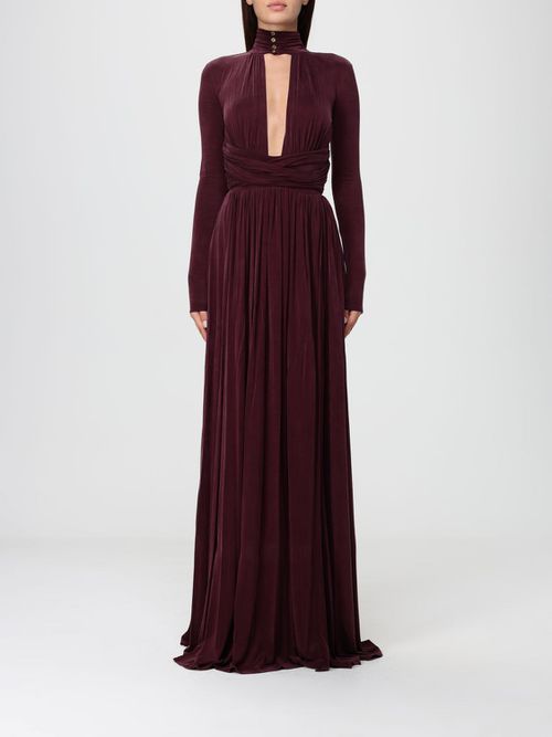 Dress Woman color Wine