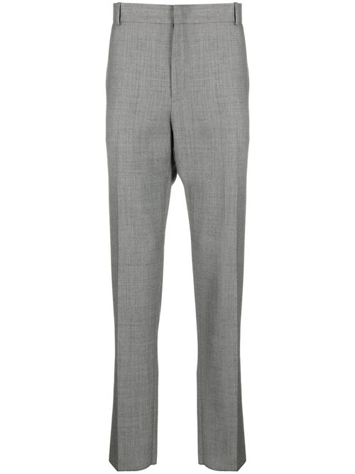 Tailored wool trousers - Grey