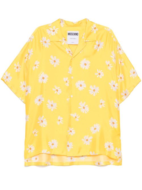 Floral-print shirt - Yellow