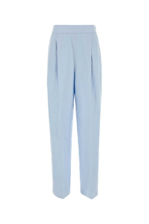 Pleat Trouser — Blue