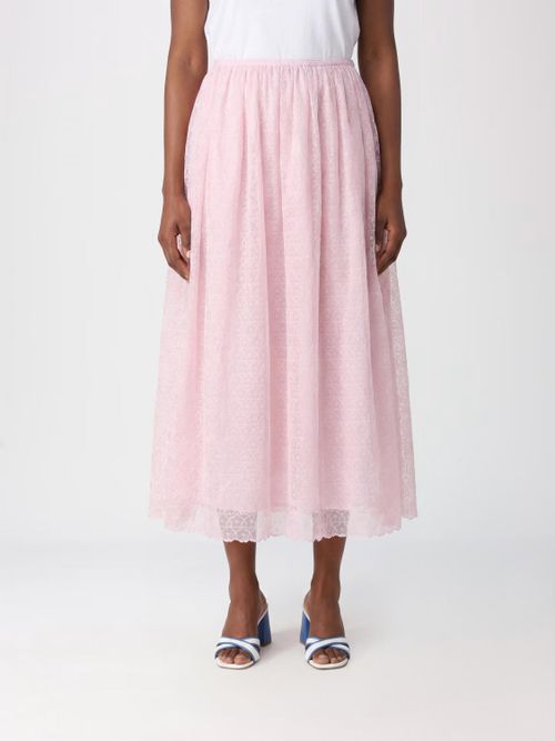 Skirt Woman color Pink