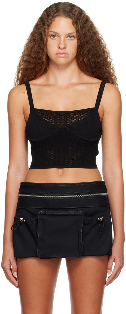 Black serpent tank top