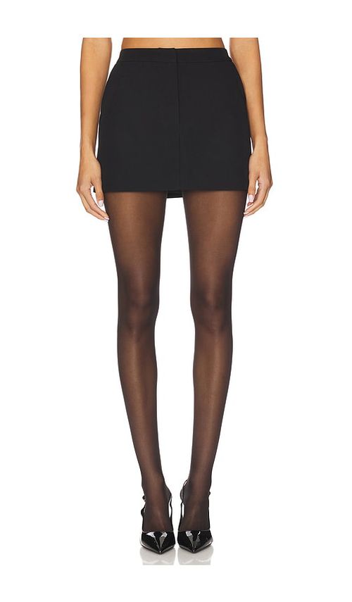 Line & Dot x REVOLVE Derrick Mini Skirt in Black. L. Also in