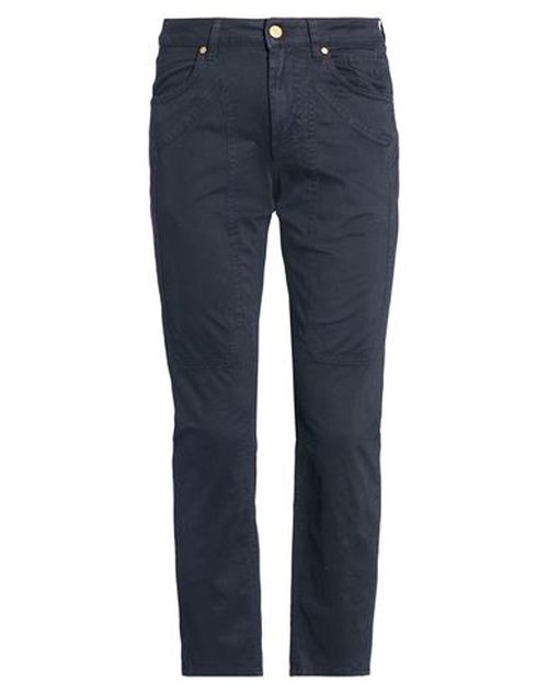 Man Pants Midnight blue Size 29 Cotton, Elastane