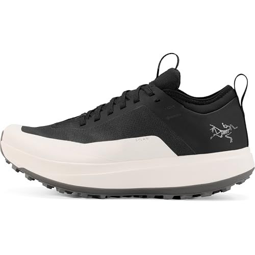 Arc'teryx Sylan GTX Men's Running Shoes | Waterproof & Breathable Gore-TEX Trail Shoe with Rocker Midsole for Speed | Black/Arctic Silk