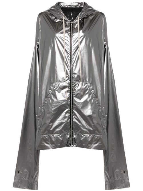 X Champion metallic hooded jacket - Silver