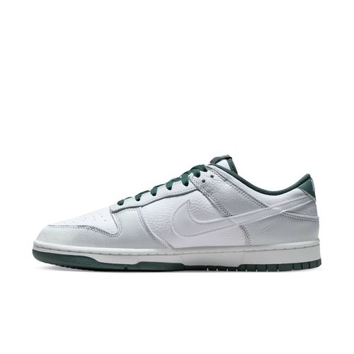 Men's Dunk Low Retro Se Sneakers In Photon Dust/white-Vintage Green