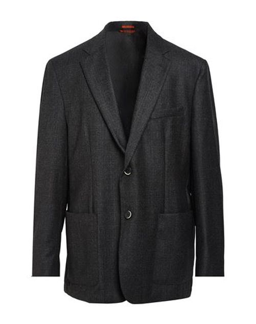 Man Blazer Grey Size 46 Virgin Wool