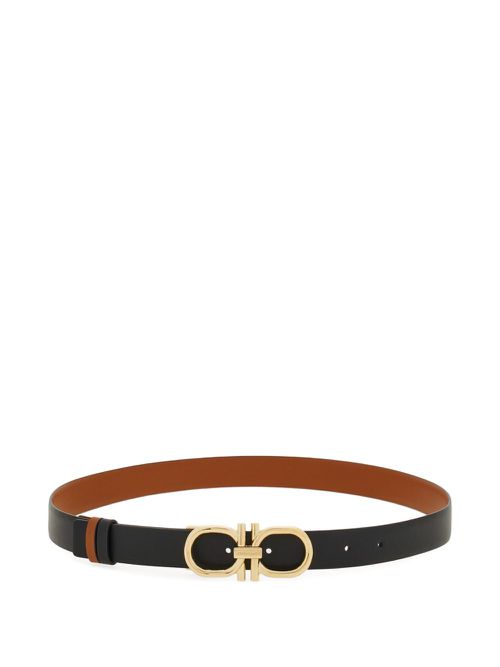 Gancini Leather Belt
