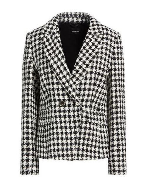 Woman Blazer Black Size 10 Cotton, Acrylic, Polyester, Viscose