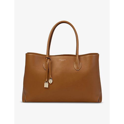 Womens Brown London Large Leather Tote bag 26.6x43x15cm
