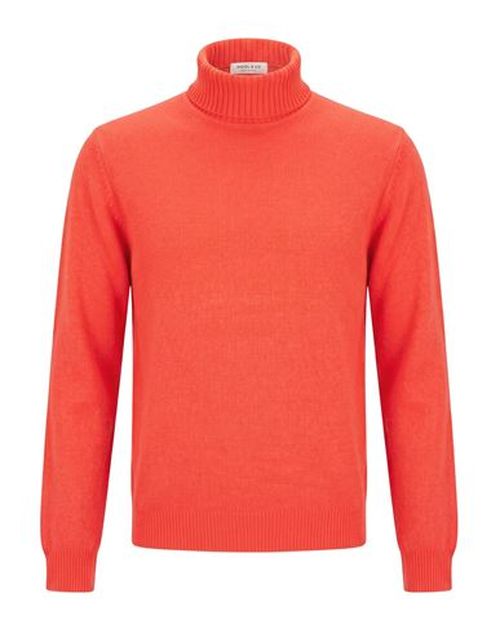 Man Turtleneck Tomato red Size XXL Wool, Polyamide