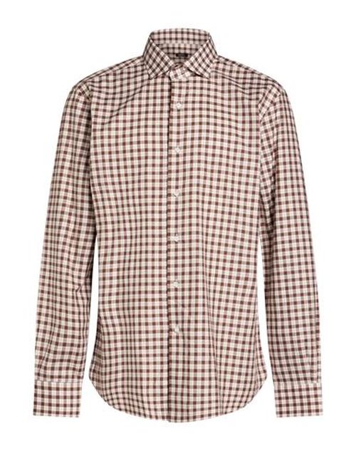 Man Shirt Brown Size 16 ½ Cotton