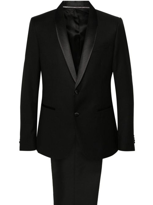 Black Dart Detail Suit
