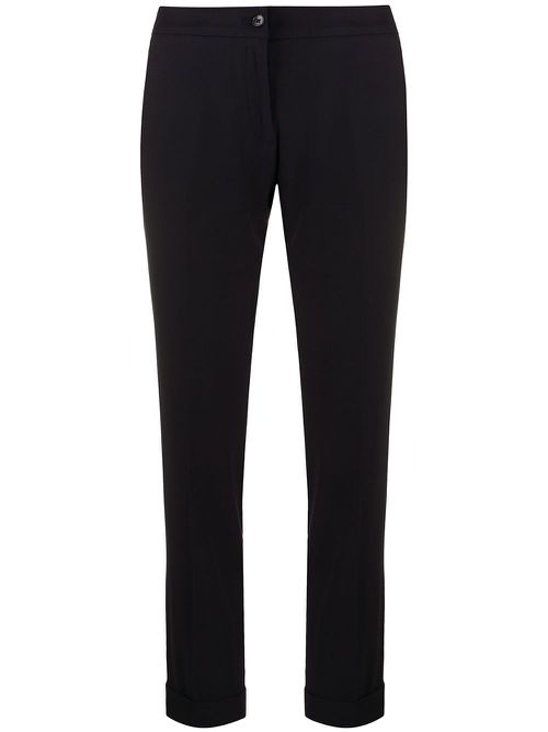 Cropped tailored trousers - Blue