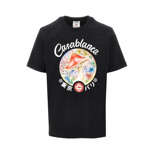 CASABLANCA 'Mushroom Emblem' T-shirt Man S