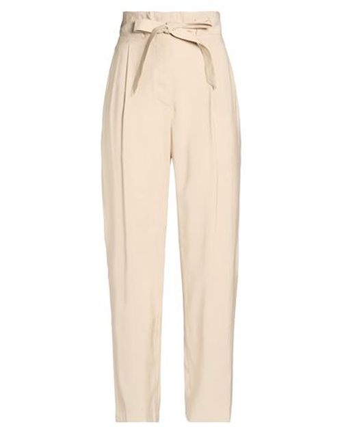 Woman Pants Beige Size 4 Modal, Polyester