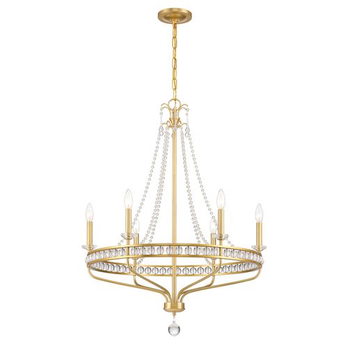 Aged Brass Chandelier from the Seville Collection