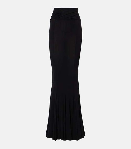 Jersey maxi skirt