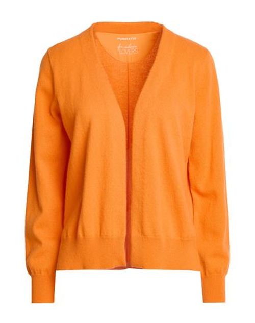 Woman Cardigan Orange Size 4 Cashmere