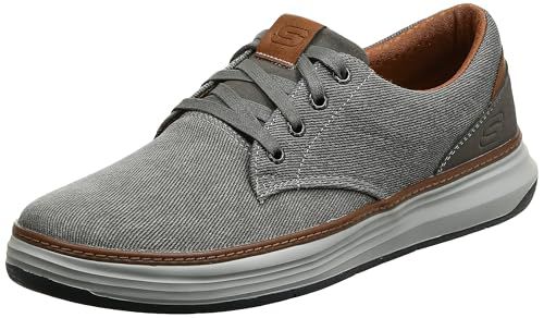 Skechers mens Skechers Men Moreno Canvas Oxford Shoe