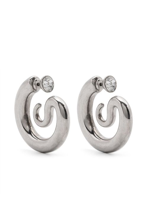 Serpent earrings - Grey