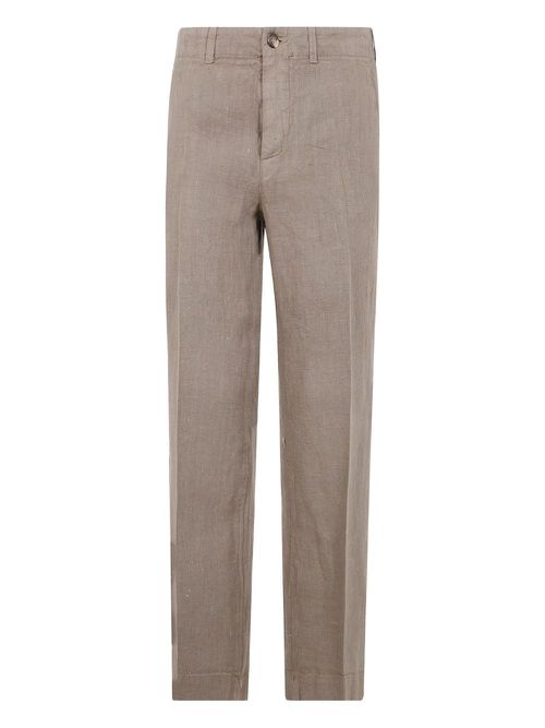 Linen trousers - Brown