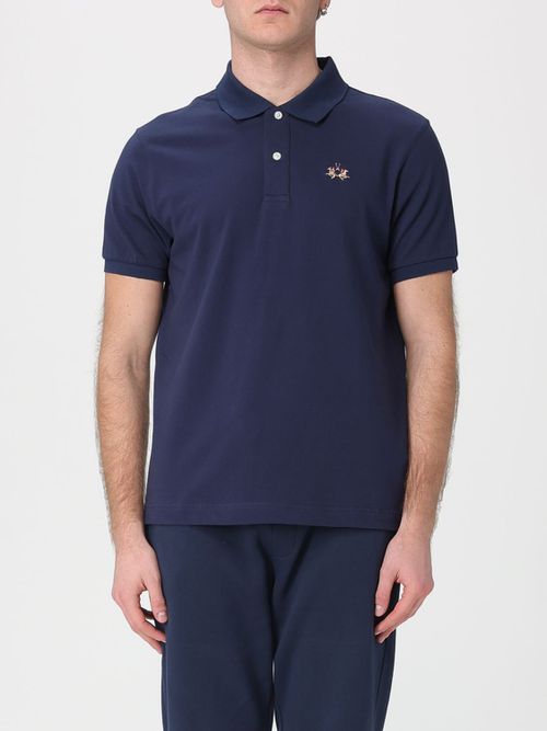 Polo Shirt Men color Blue