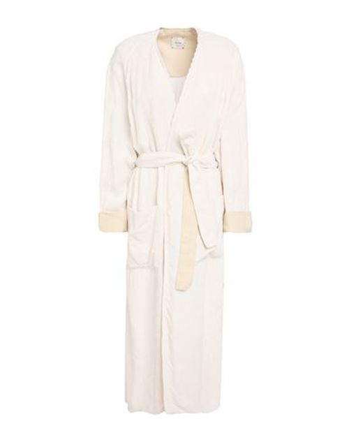 Crème Woman Overcoat & Trench Coat White Size 2 Viscose
