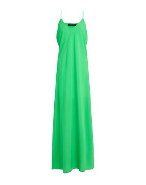 Woman Maxi dress Green Size S Viscose, Silk, Elastane
