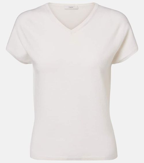 Wool and cashmere-blend top