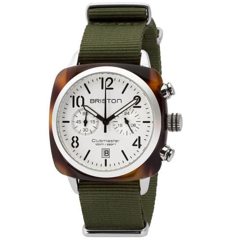 Clubmaster GMT Chronograph White Dial Mens Watch 16140.SA.T.2.NGA