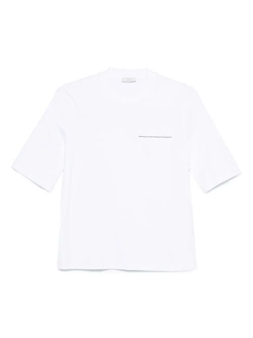 Cotton-Jersey Short-Sleeve T-Shirt — White