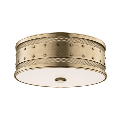 Gaines 3-Light Ceiling Light in Aged Bra