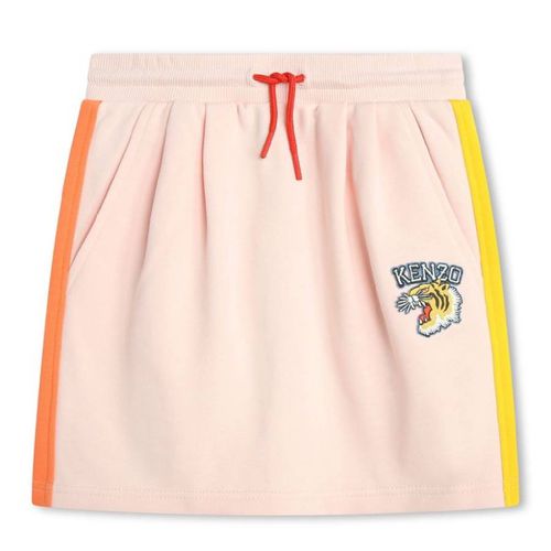 Girls Tiger Motif Drawsting Skirts