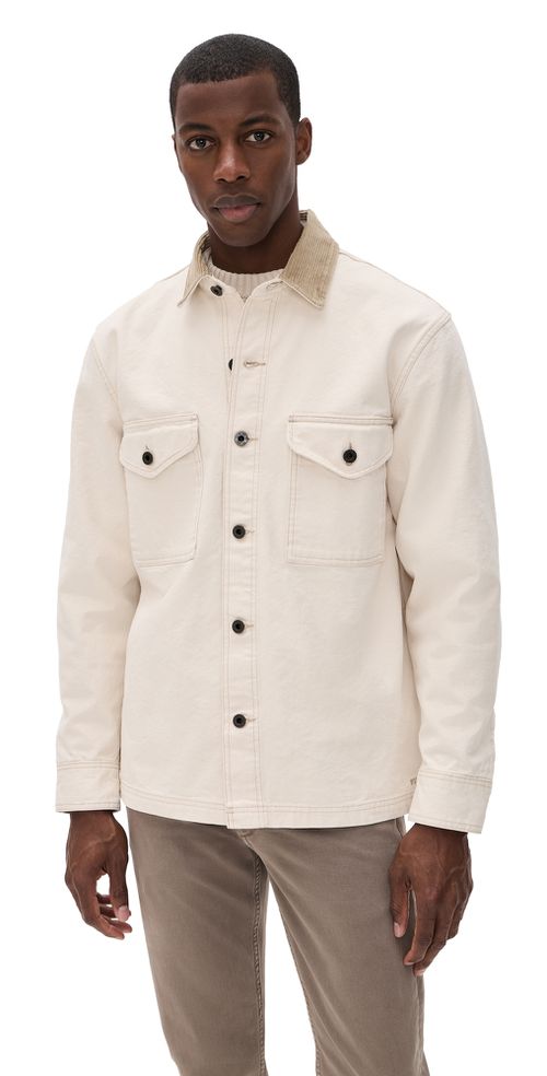 Jac Rustic Canvas Shirt Natural Seed