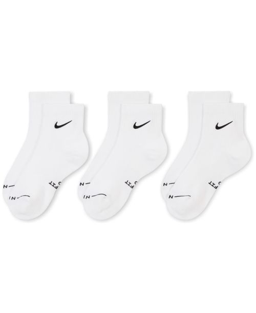 Men's Everyday Elevated Ankle Socks, 3-Pairs - White