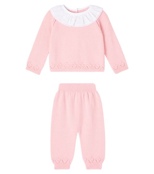 Baby Baya wool cardigan and pants set