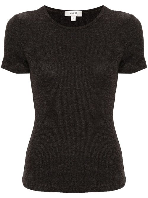 Harri ribbed T-shirt - Grey