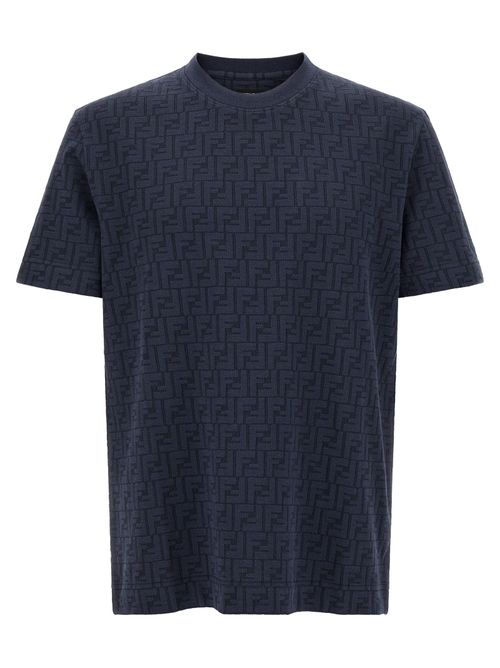Logo-Embroidered Cotton Piqué T-Shirt — Navy