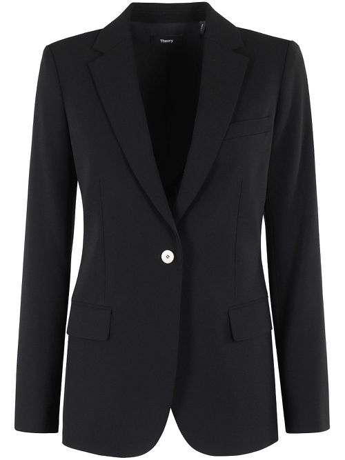 Peak lapels blazer - Black
