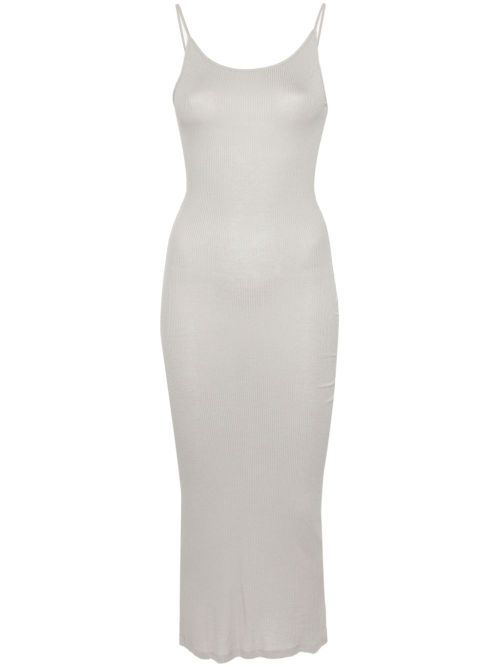 Majestic Ribbed Viscose Long Dre