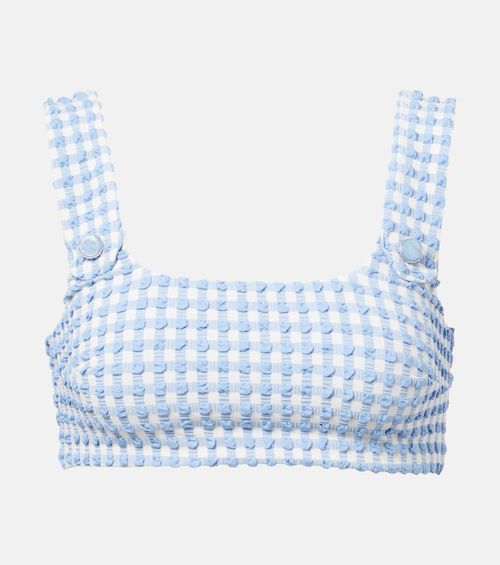Ainsley gingham bikini top