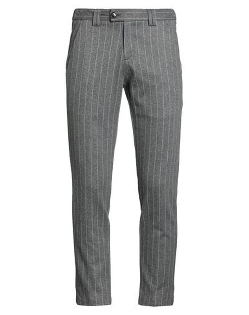 Man Pants Grey Size 36 Virgin Wool, Viscose, Elastane
