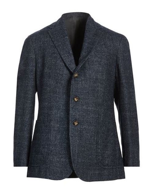 Man Blazer Blue Size 40 Alpaca wool, Wool, Polyamide
