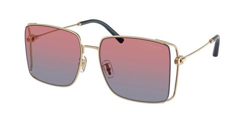 Coach HC7174D CW429 Asian Fit 90050Q Women's Sunglasses Gold Size 59