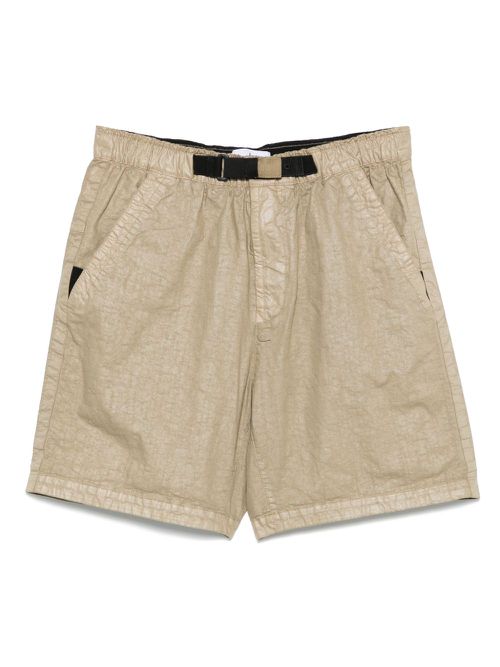 Stone Island seersucker shorts - Neutrals