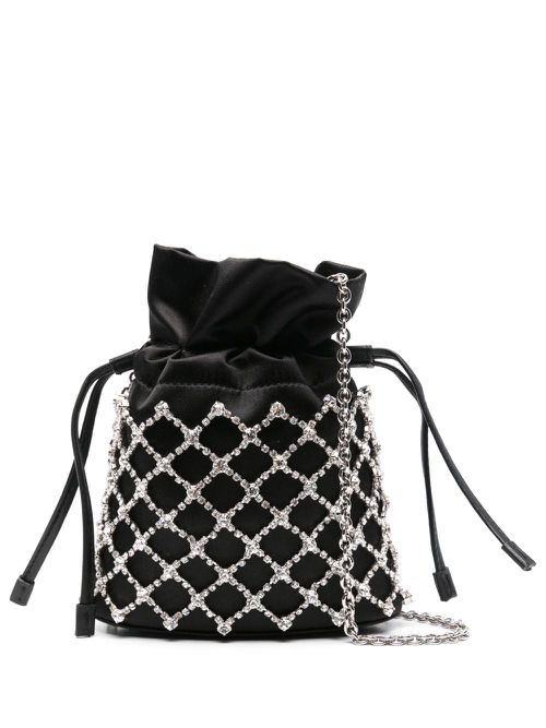 Crystal Lover bucket bag - Black