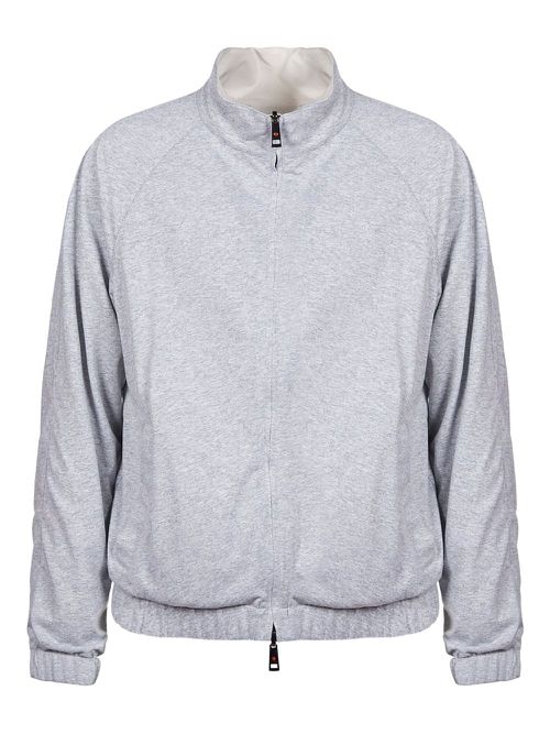 Zip-up bomber jacket - Grey