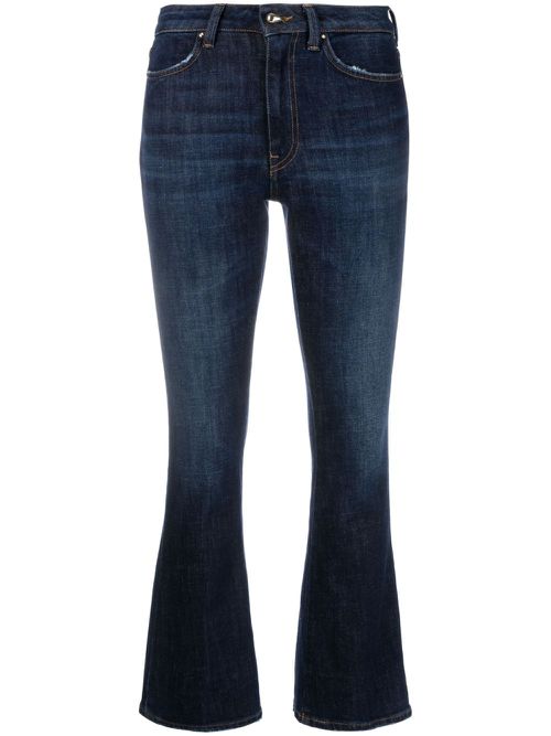 Mid-rise flared jeans - Blue